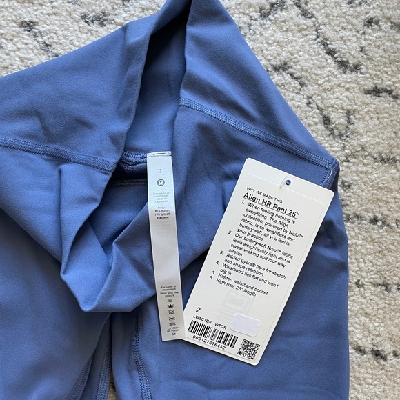 Lululemon Align Pant 25 Water Drop 